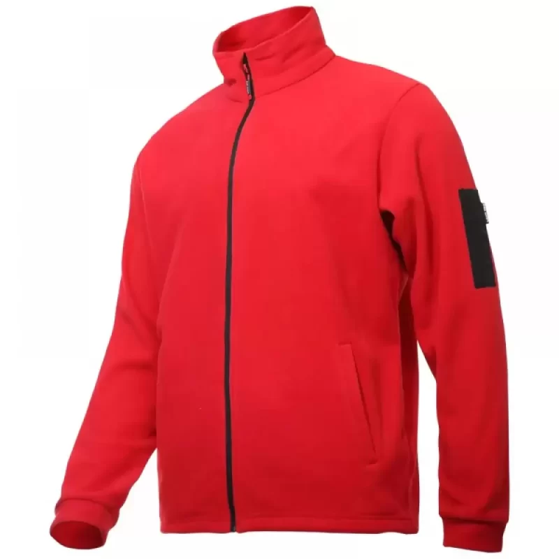 Flis jakna crna i crvena | ITRGOVINA.HR │ Jednostavna i brza kupovina