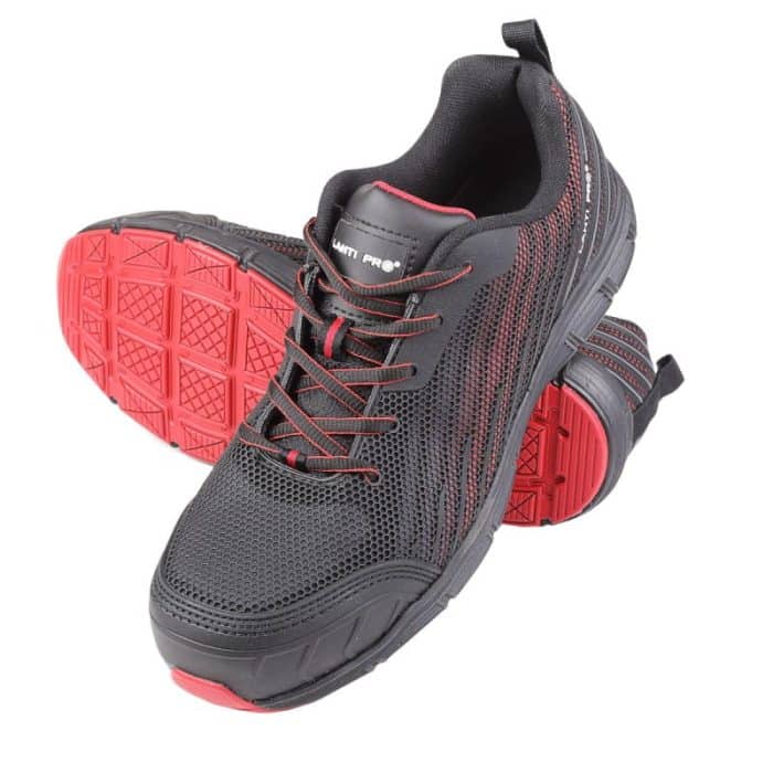 Radne cipele zaštitne crno - crvene L30417XX | ITRGOVINA.HR │ Jednostavna i brza kupovina